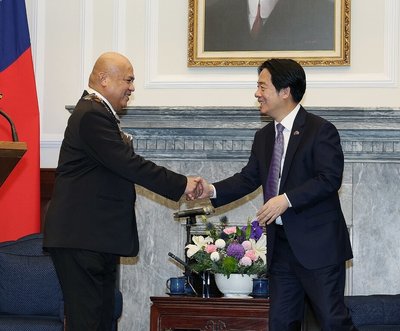 總統:感謝吐瓦魯捍衛台灣國際參與 攜手共創繁榮