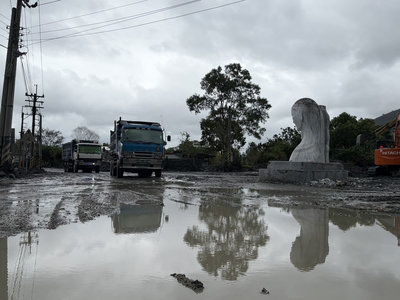 萬榮鄉明利村洪災道路全搶通　台電接力進場復電