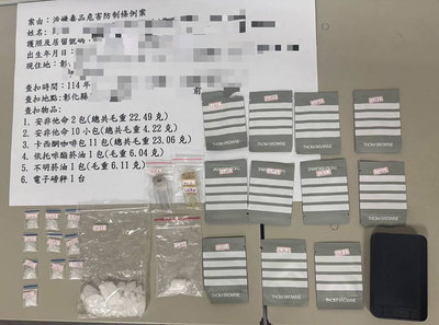 彰化唾液毒品快篩試劑執法　查獲4起毒駕案