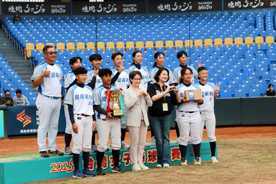 蕭副總統：女子棒球在台灣開花 需社會支持與肯定