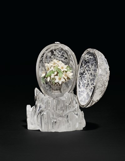 法貝傑之家百年珍藏「冬之蛋」拍賣　9.55億創新高價