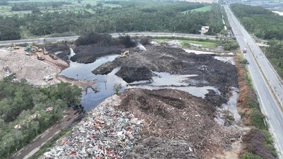 台南烏樹林暫置場火勢完全撲滅　初步排除縱火