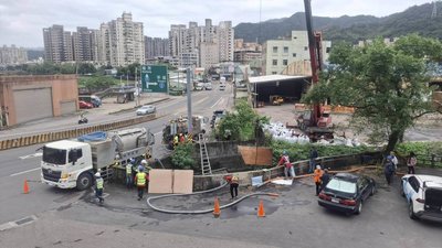 基隆源遠路大排清淤將完成　市府盼早日恢復供水