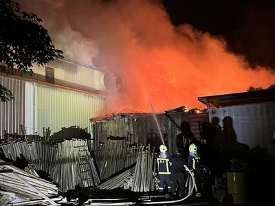 竹北資源回收廠火警無人受困　空品不佳籲民眾閉窗