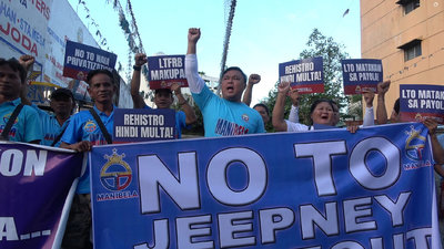 菲律賓「吉普尼」司機大罷駛 抗議政府打壓