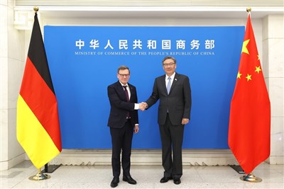 王文濤見德國外長 談安世稱最重要是荷蘭停止干預