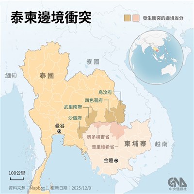 泰柬衝突進入第2週 曼谷當局宣布首名平民死於砲火