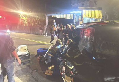 彰化男酒駕撞民宅圍牆翻車　將依公共危險罪送辦