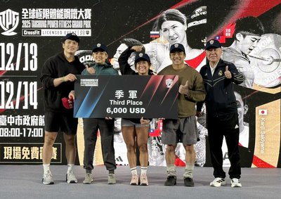 全球極限體能鋼鐵大賽 朱宇森率台灣隊獲季軍
