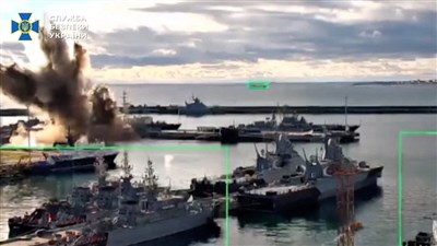 烏克蘭聲稱用無人潛艇擊毀柴電潛艦　俄軍否認[影]