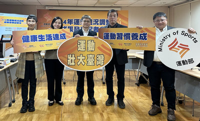 114年運動現況調查　規律運動人口比35.6%歷年最高