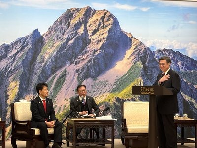 卓榮泰接見瀧波宏文　盼強強聯手實現自由開放印太