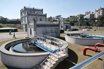 南投竹山水資源中心啟用　每天可處理逾5千戶污水