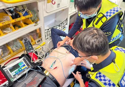 8旬翁昏迷消防到院前TCP搶命　嘉義縣首成功案例