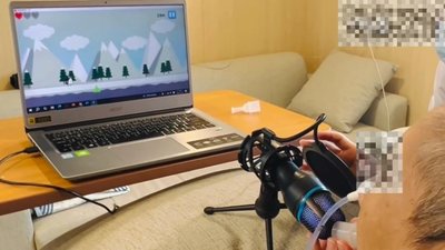 復健導入互動AI遊戲　中風翁重拾吞嚥進食能力