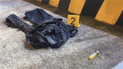 新北板橋民族路加油站火警2傷送醫　肇事男疑點火波及民眾[影]