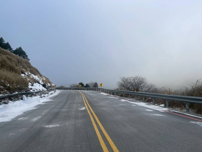 合歡山可能積雪結冰　翠峰到大禹嶺路段夜間封閉