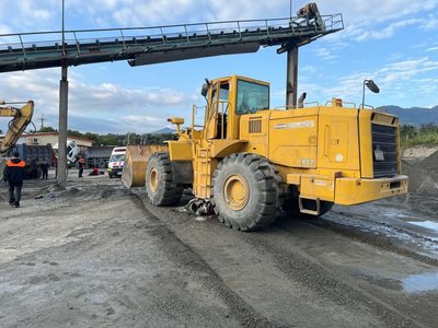 台東鹿野鄉砂石場工安意外  男子遭大型推土機輾斃