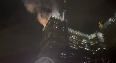 台南安南新建大樓火警　暫無人受困受傷