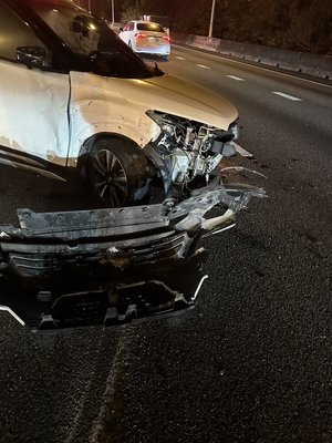 國道1號北向153.8公里多車追撞　一度回堵7公里