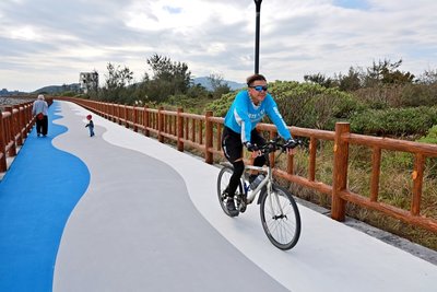 公路局補助逾千萬  花蓮吉安濱海單車道1.6公里優化