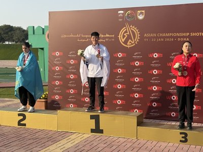 飛靶射擊亞錦賽　劉宛渝個人鍍金、團體摘銀