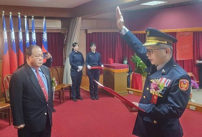 澎湖警局長林樹國上任　陳光復期勉加強打詐防毒
