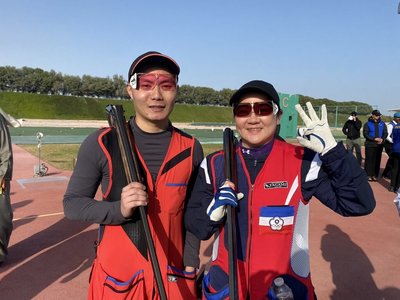 飛靶射擊亞錦賽　陳貴鵬、林怡君混雙不定向摘銅