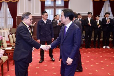 總統接見國際發明家得主　肯定創新是台灣國際競爭力