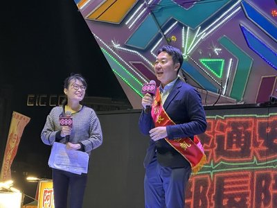 高齡換照新制 陳世凱同台沈文程、王彩樺夜市宣導