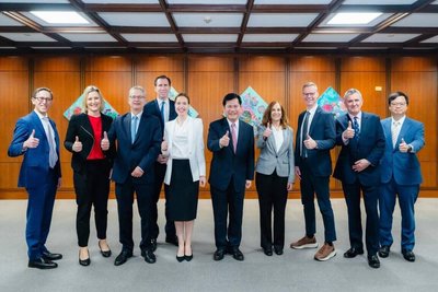 林佳龍接見美國智庫訪團　期盼鞏固民主社會對台支持