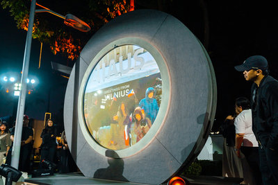 跨國即時互動　立陶宛Portal公共藝術登陸馬尼拉