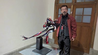 從鶯歌到好萊塢　藝術家王尋向動畫取經創新雕塑