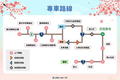 武陵櫻花季2/13起疏運管制 賞櫻專車預售已賣5成