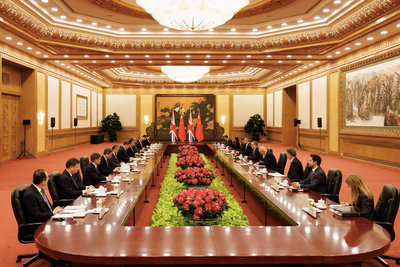 英首相府:中國確認開放英民眾赴中30天內免簽