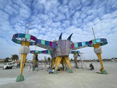 2026台灣燈會在嘉縣 打造巨型「農業無人機」花燈