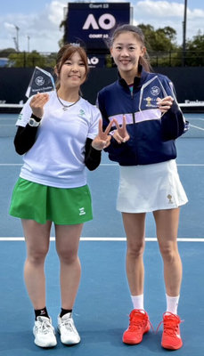 澳網聽障網球邀請賽　林家文女雙奪冠、女單第3