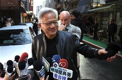 蔣萬安稱2/10至2/15與輝達簽約 黃仁勳:今年超級忙會盡量回來