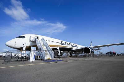 星宇航空全台首架A350-1000　新加坡航展亮相