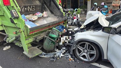 台南男酒駕追撞垃圾車致隨車員死亡　檢起訴移審