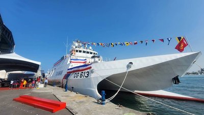 海巡蘭嶼巡防艦交船　張忠龍：彰顯認同原民文化