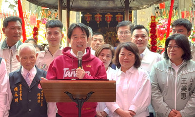 賴總統嘉義參拜　揭示提升國防力量等3大工作