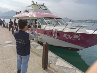 日月潭船舶水域遊憩稽查 保障遊客安全