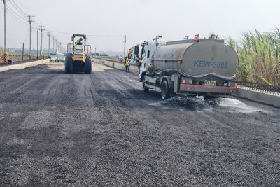 台南推廢瀝青做路基首度試鋪　盼邁向淨零工程