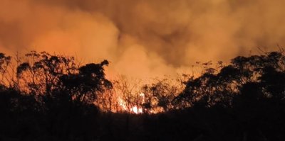 台東知本溪出海口野火燃燒整夜　逾50公頃陷火海