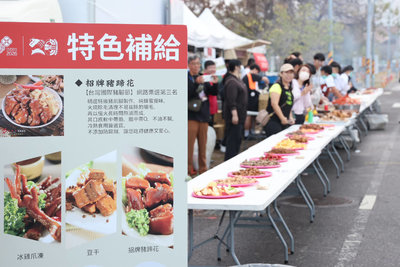 台南古都馬登場 補給站展現「美食之都」實力