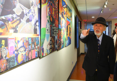 90歲畫家陳錦芳特展  逾80幅作品台大醫院展出