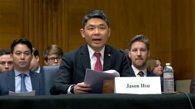 許毓仁美國國會作證 籲朝野團結立院通過國防預算