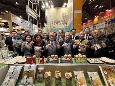 宜蘭米、三星蔥、櫻花蝦攻東京　林茂盛盼拓展日市場