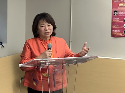 聯合國婦女大會期間　黃敏惠紐約分享嘉義女力經驗